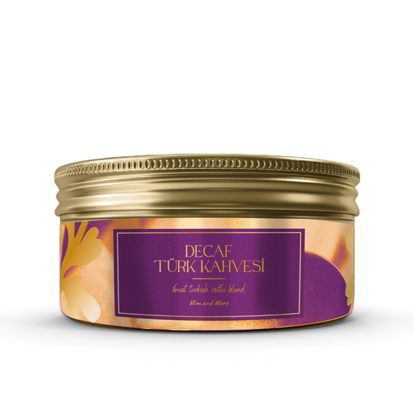 Decaf Turkish Coffee - Kafeinsiz Türk Kahvesi Tin 150 g