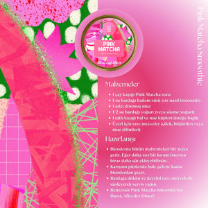 Pink Matcha – Pancar Aromalı Matcha Tozu 25 g