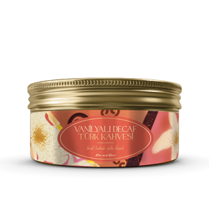 Decaf Vanilla Turkish Coffee - Kafeinsiz Vanilya Aromalı Türk Kahvesi, 150 gr