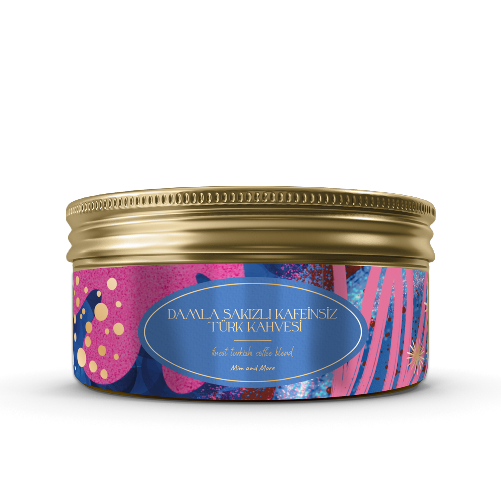 Decaf Mastic Gum Turkish Coffee - Kafeinsiz Damla Sakız Aromalı Türk Kahvesi, 150 gr
