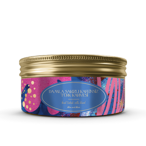 Decaf Mastic Gum Turkish Coffee - Kafeinsiz Damla Sakız Aromalı Türk Kahvesi, 150 gr