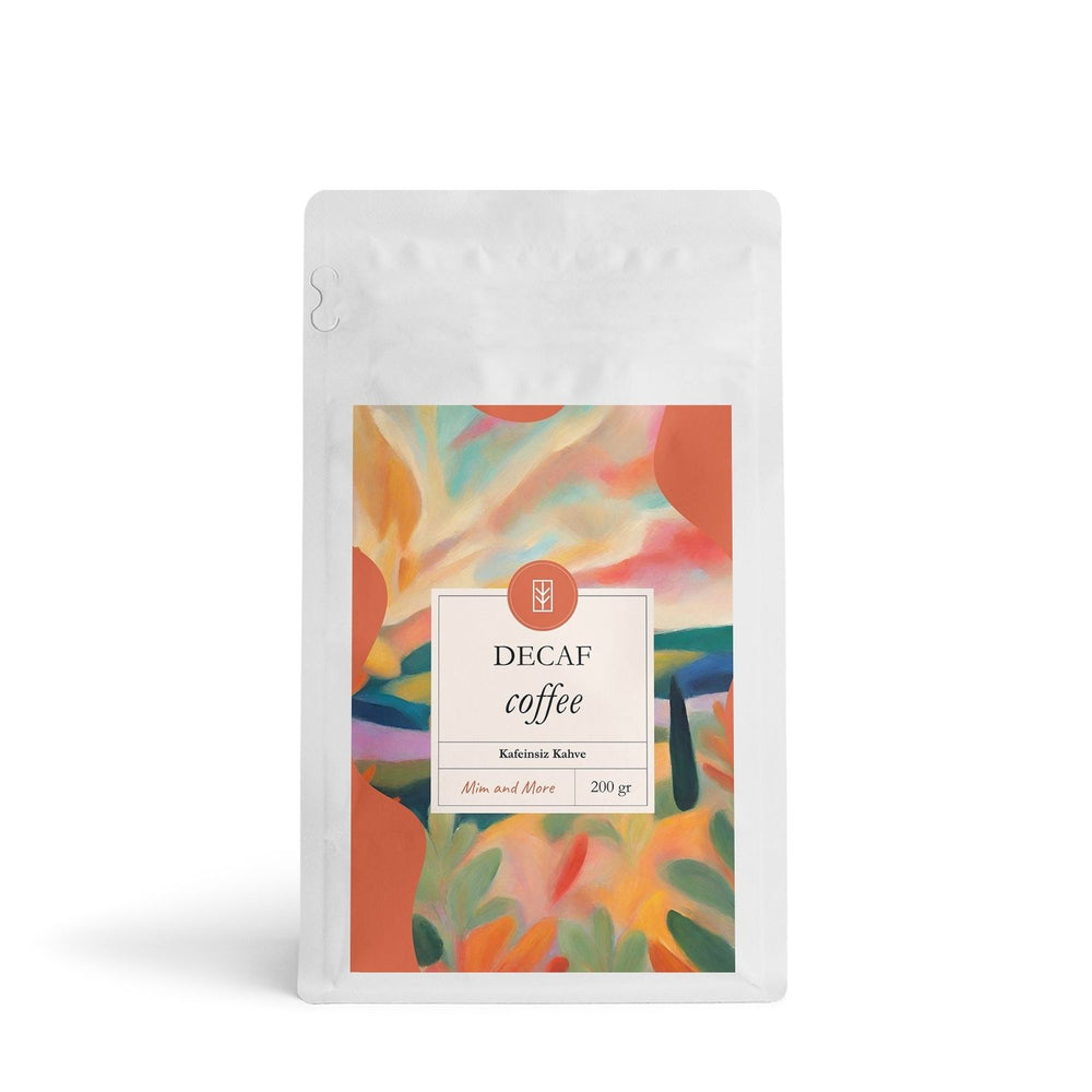 Decaf Coffee - Kafeinsiz Çekirdek Kahve, 200 gr