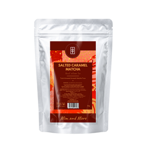 Salted Caramel Matcha – Tuzlu Karamel Aromalı Ceremonial Grade Matcha Tozu 50 g