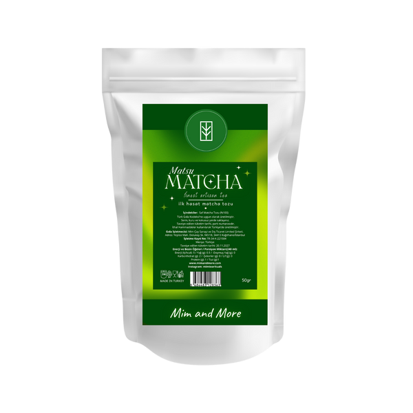 Matsu Matcha - İlk Hasat Premium Saf Matcha Tozu 50 G