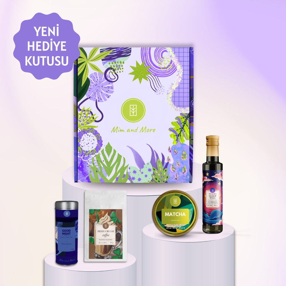 Moonlight Hediye Kutusu | Saf Matcha, Good Night Tea, Irish Coffee, Sleep Well Sirke Seti