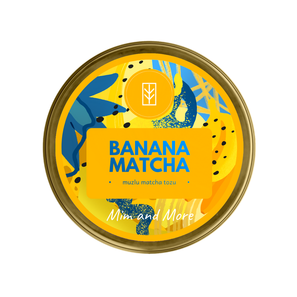 Banana Matcha – Muz Aromalı Ceremonial Grade Matcha Tozu 25 g