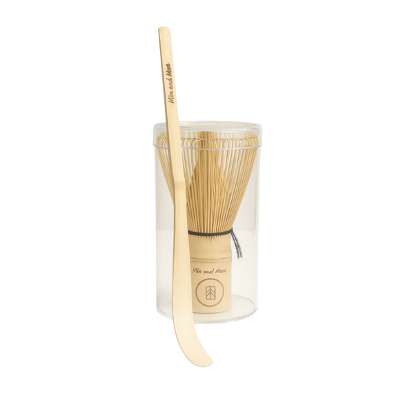 Bamboo Matcha Whisk & Bamboo Matcha Kaşık Set