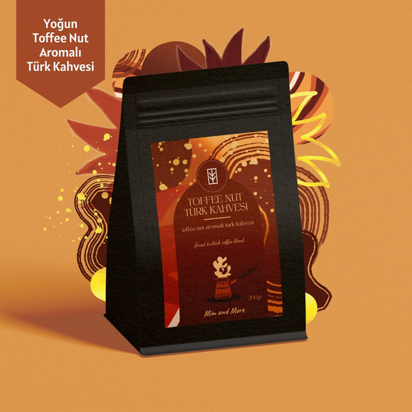 Toffee Nut Turkish Coffee - Toffee Nut Aromalı Türk Kahvesi, 200 gr