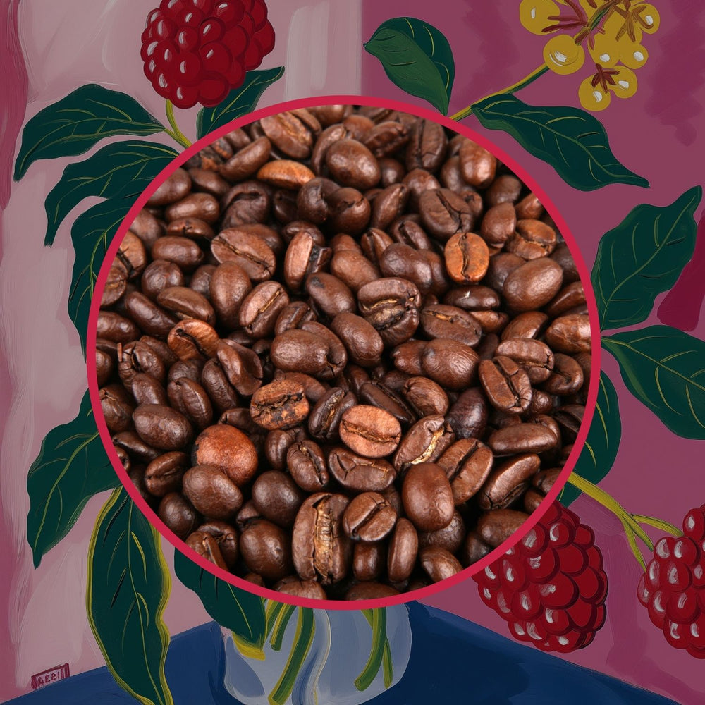 Raspberry Coffee - Ahududu Aromalı Çekirdek Kahve 200 g