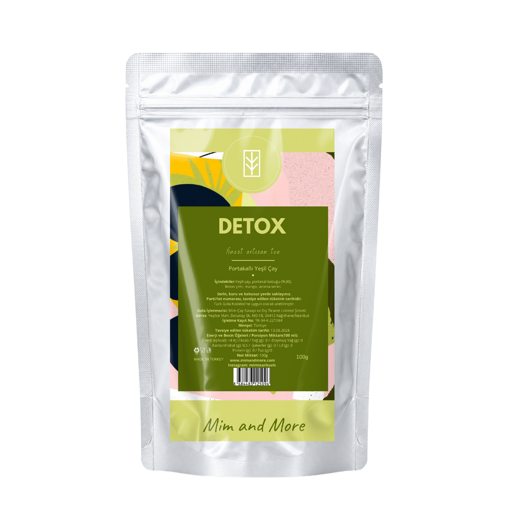 Detox Tea - Ananaslı Yeşil Çay 100 g