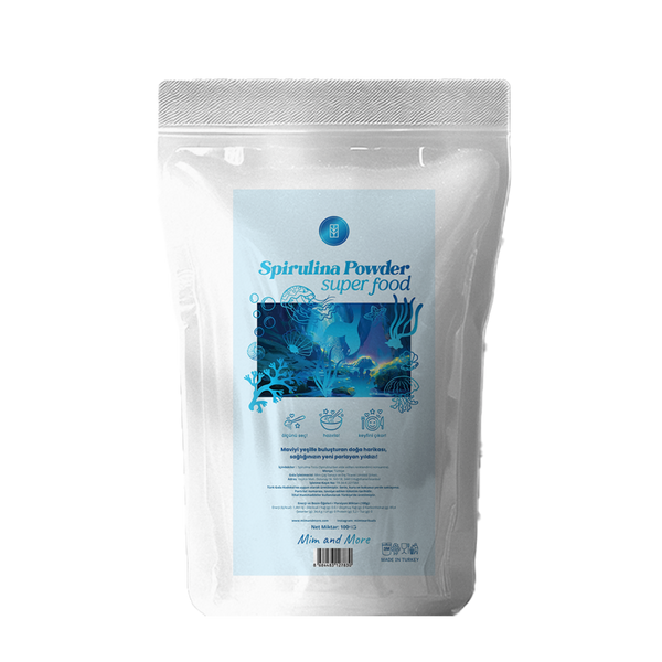 Doğal Blue Spirulina Powder – %100 Saf Mavi Spirulina Tozu 100 g