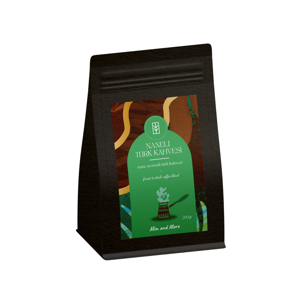 Mint Turkish Coffee - Nane Aromalı Türk Kahvesi 200 g