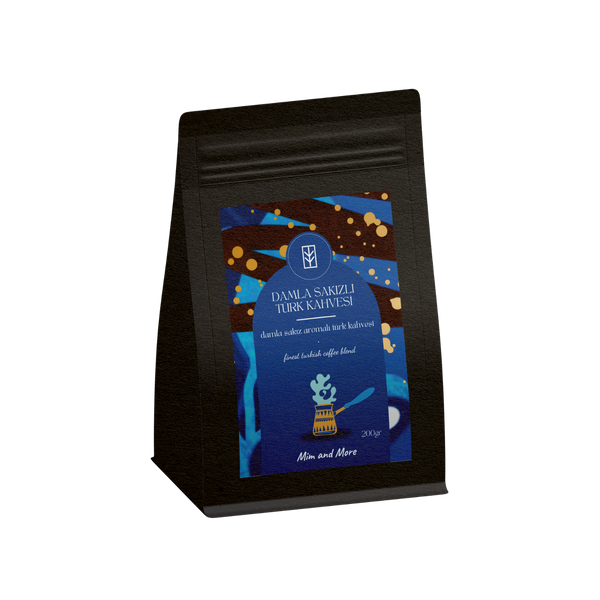Mastic Gum Turkish Coffee - Damla Sakız Aromalı Türk Kahvesi 200 g