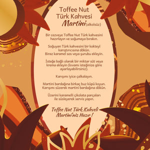 Toffee Nut Turkish Coffee - Toffee Nut Aromalı Türk Kahvesi, 200 gr