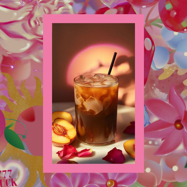 Luminara Studio x Mim and More High Vibes Only Peach & Rose Coffee