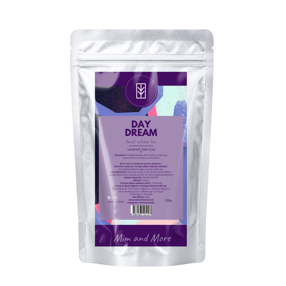 Daydream Tea - Lavanta ve Melisalı Yeşil Çay 100 g