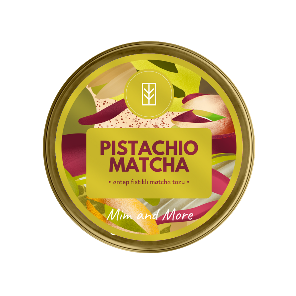 Pistachio Matcha – Antep Fıstığı Aromalı Ceremonial Grade Matcha Tozu 25 g