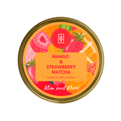 Mango Strawberry Matcha – Mango & Çilek Aromalı Ceremonial Grade Matcha Tozu 25 g