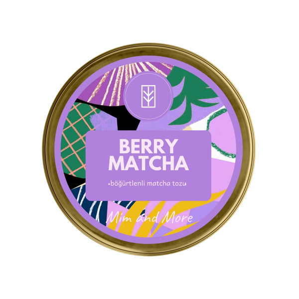 Berry Matcha – Orman Meyve Aromalı Ceremonial Grade Matcha Tozu 25 g