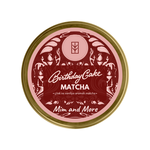 Birthday Cake Set – Çilek & Vanilya Aromalı Matcha, Çay & Kahve Hediye Seti