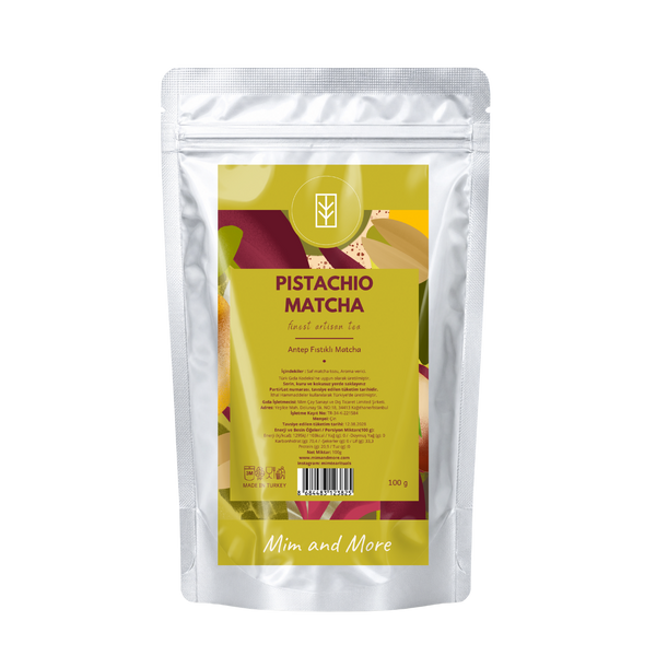 Pistachio Matcha - Antep Fıstığı Aromalı Matcha, 100 gr