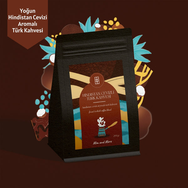 Coconut Turkish Coffee - Hindistan Cevizi Aromalı Türk Kahvesi, 200 gr