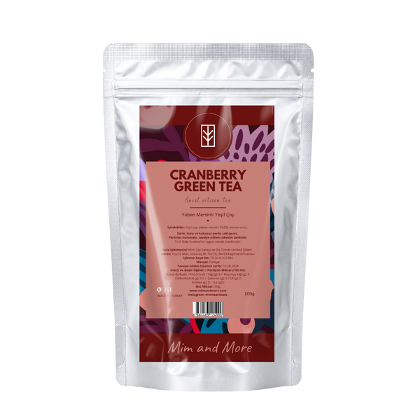 Cranberry Green – Yaban Mersinli Bitki Çayı 100 g