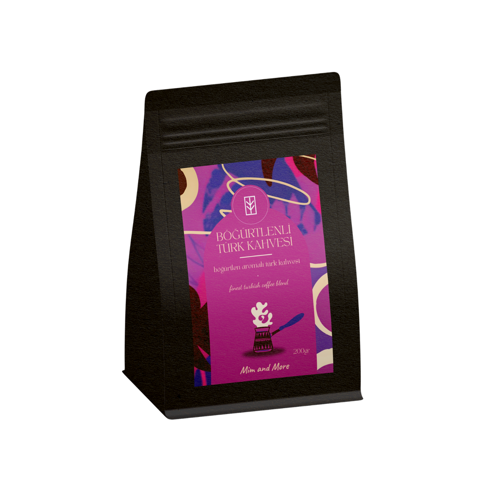 Blackberry Turkish Coffee - Böğürtlen Aromalı Türk Kahvesi 200 g