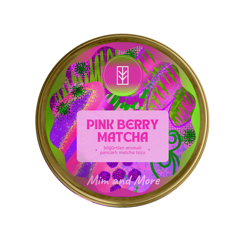 Pink Berry Matcha – Orman Meyve Aromalı Pink Matcha Tozu 25 g