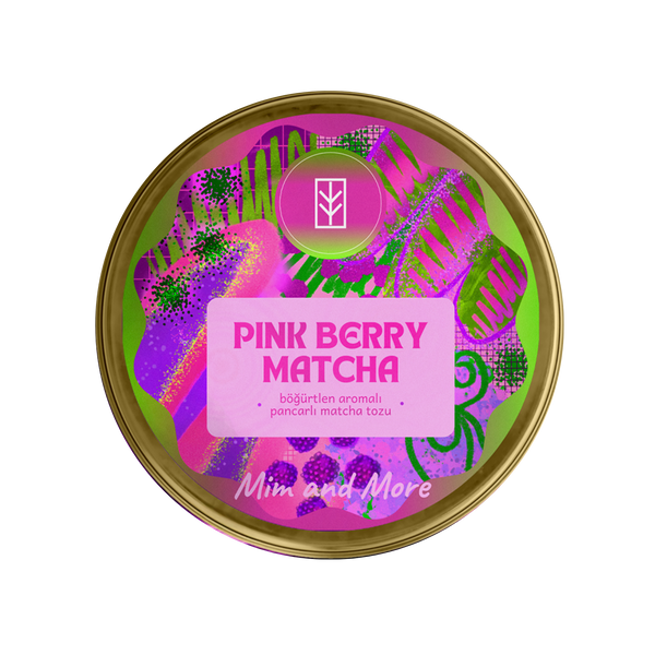 Pink Berry Matcha – Orman Meyve Aromalı Pink Matcha Tozu 25 g