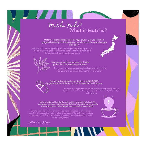 Berry Matcha – Orman Meyve Aromalı Ceremonial Grade Matcha Tozu 25 g