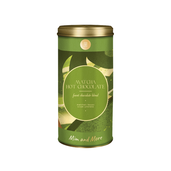 Matcha Hot Chocolate - Matchalı Sıcak Çikolata Tozu Tin, 200 g