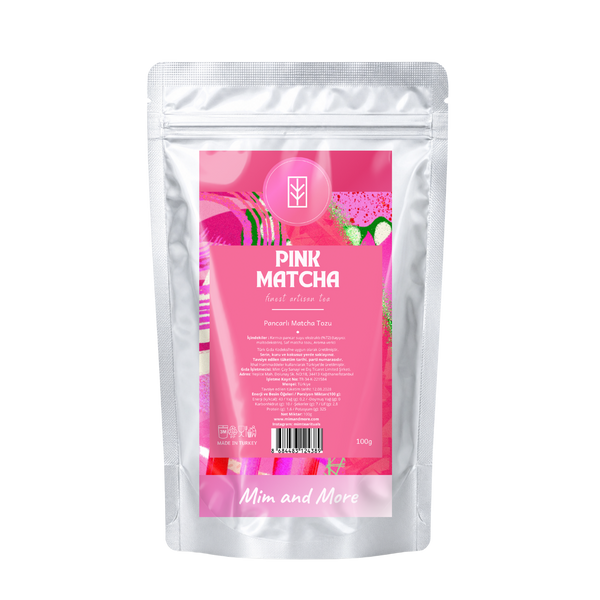 Pink Matcha – Pancar Aromalı Matcha Tozu 100 g