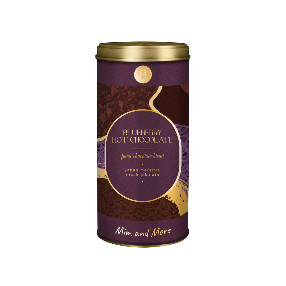 Blueberry Hot Chocolate - Yaban Mersinli Sıcak Çikolata Tin, 200 g