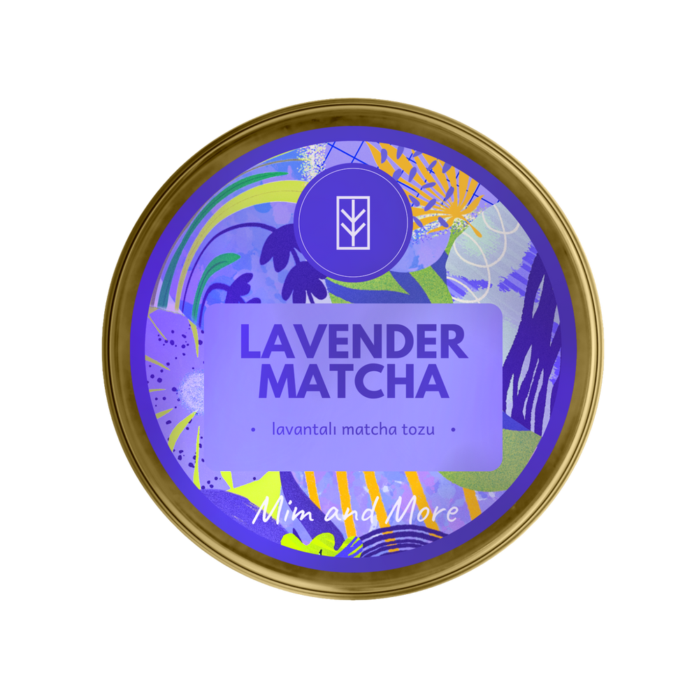 Lavender Matcha – Lavanta Aromalı Ceremonial Grade Matcha Tozu 25 g