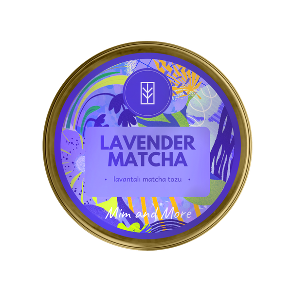 Lavender Matcha – Lavanta Aromalı Ceremonial Grade Matcha Tozu 25 g