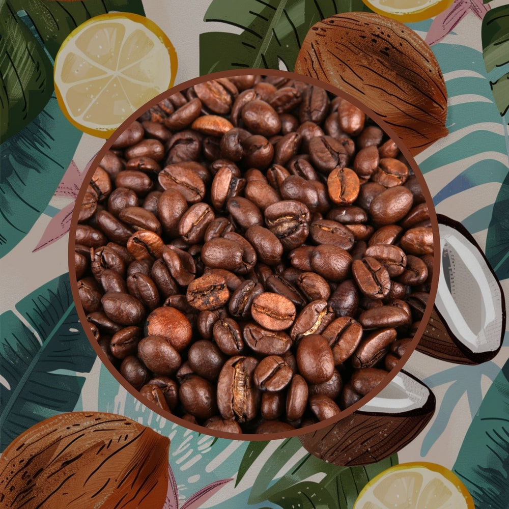 Coconut Coffee - Hindistan Cevizi Aromalı Çekirdek Kahve 200 g