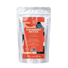 Strawberry Matcha – Çilek Aromalı Ceremonial Grade Matcha Tozu 100 g