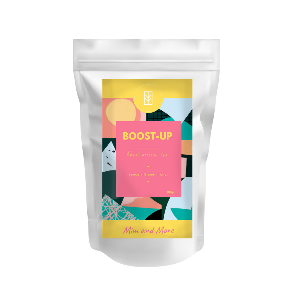 Boost-up Tea – Zencefilli Hibiskuslu Bitki Çayı 100 g