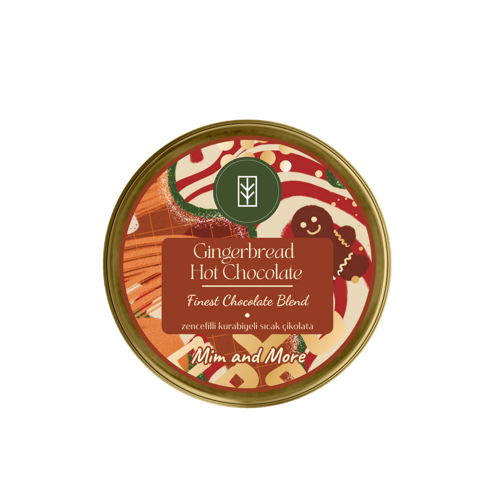 Gingerbread Hot Chocolate - Zencefilli Kurabiyeli Sıcak Çikolata Tin, 50 G