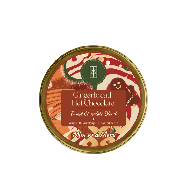 Gingerbread Hot Chocolate - Zencefilli Kurabiyeli Sıcak Çikolata Tin, 50 G