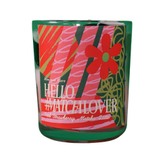 Iced Strawberry Matcha Latte Mum | Doğal Soya Balmumu Jel Mum – Çevre Dostu Dekoratif Mum 250 g