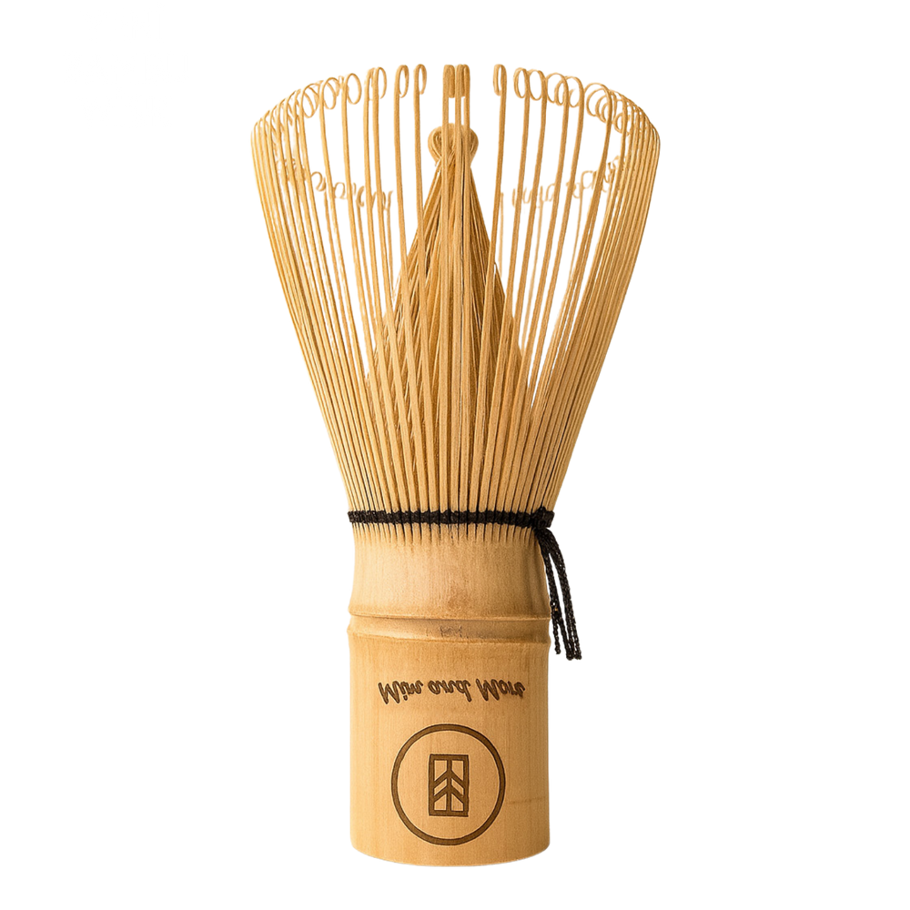 Matcha Whisk El Yapımı Özel Bambu Köpürtücü, Çırpıcı, Karıştırıcı