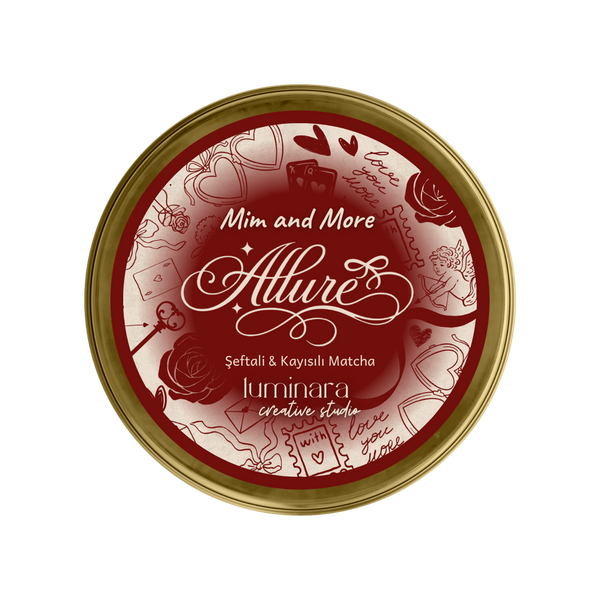 Luminara Studio x Allure Matcha – Şeftali ve Kayısı Aromalı Matcha 25 g