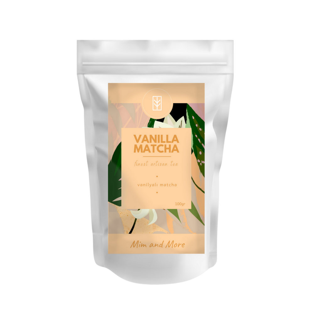Vanilla Matcha – Vanilya Aromalı Ceremonial Grade Matcha Tozu 100 g