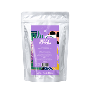 Berry Matcha – Orman Meyve Aromalı Ceremonial Grade Matcha Tozu 50 g