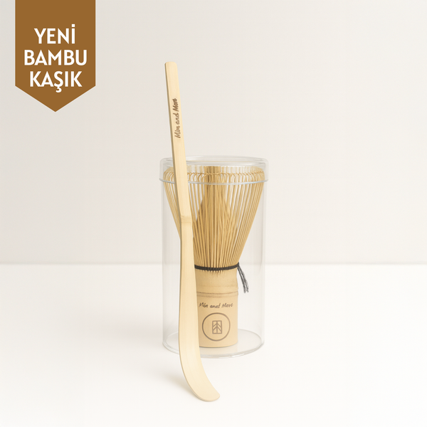 El Yapımı Matcha Kaşığı (Chashaku)