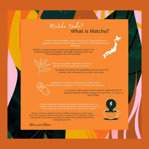 Mango Matcha – Mango Aromalı Ceremonial Grade Matcha Tozu 50 g