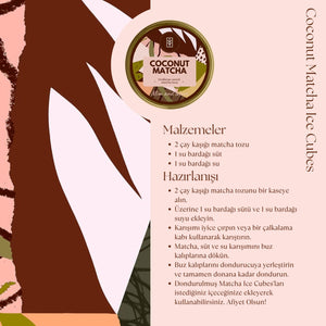 Coconut Matcha – Hindistan Cevizi Aromalı Ceremonial Grade Matcha Tozu 25 g