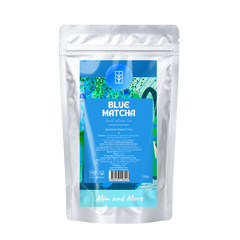 Blue Matcha – Kurabiye Aromalı Mavi Spirulina & Matcha Tozu 100 g